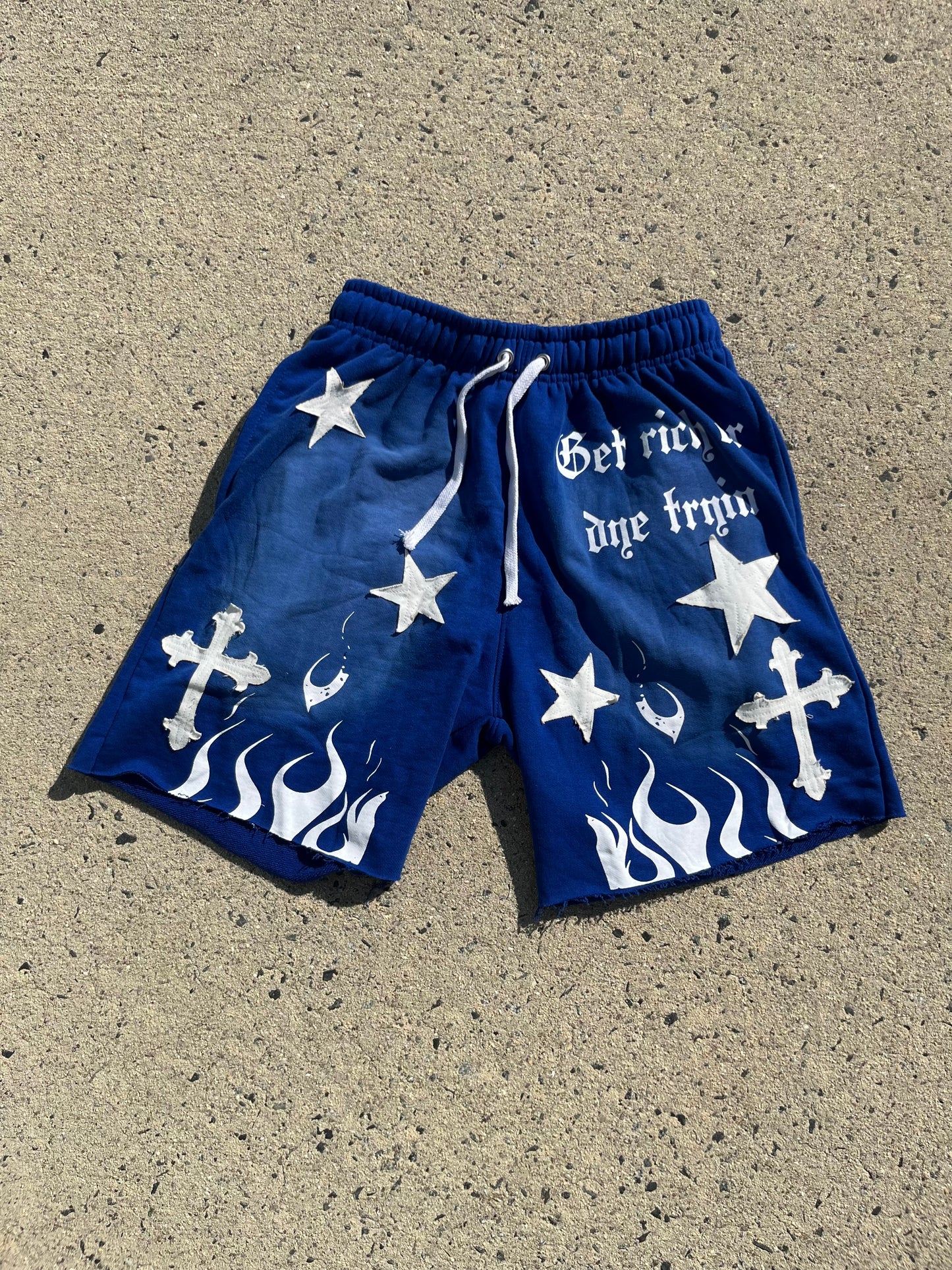 BLUE HL SHORTS