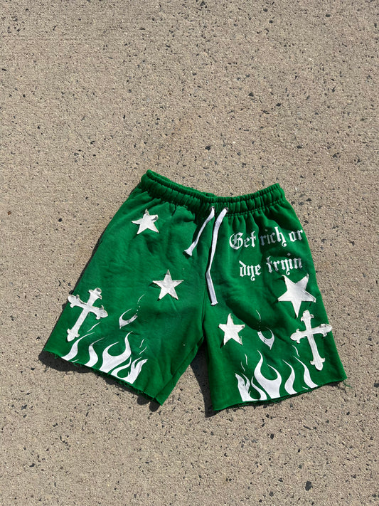 GREEN HL SHORTS