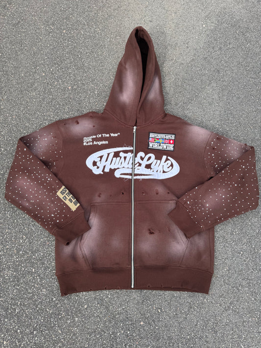 Brown R.O.T.Y hoodie