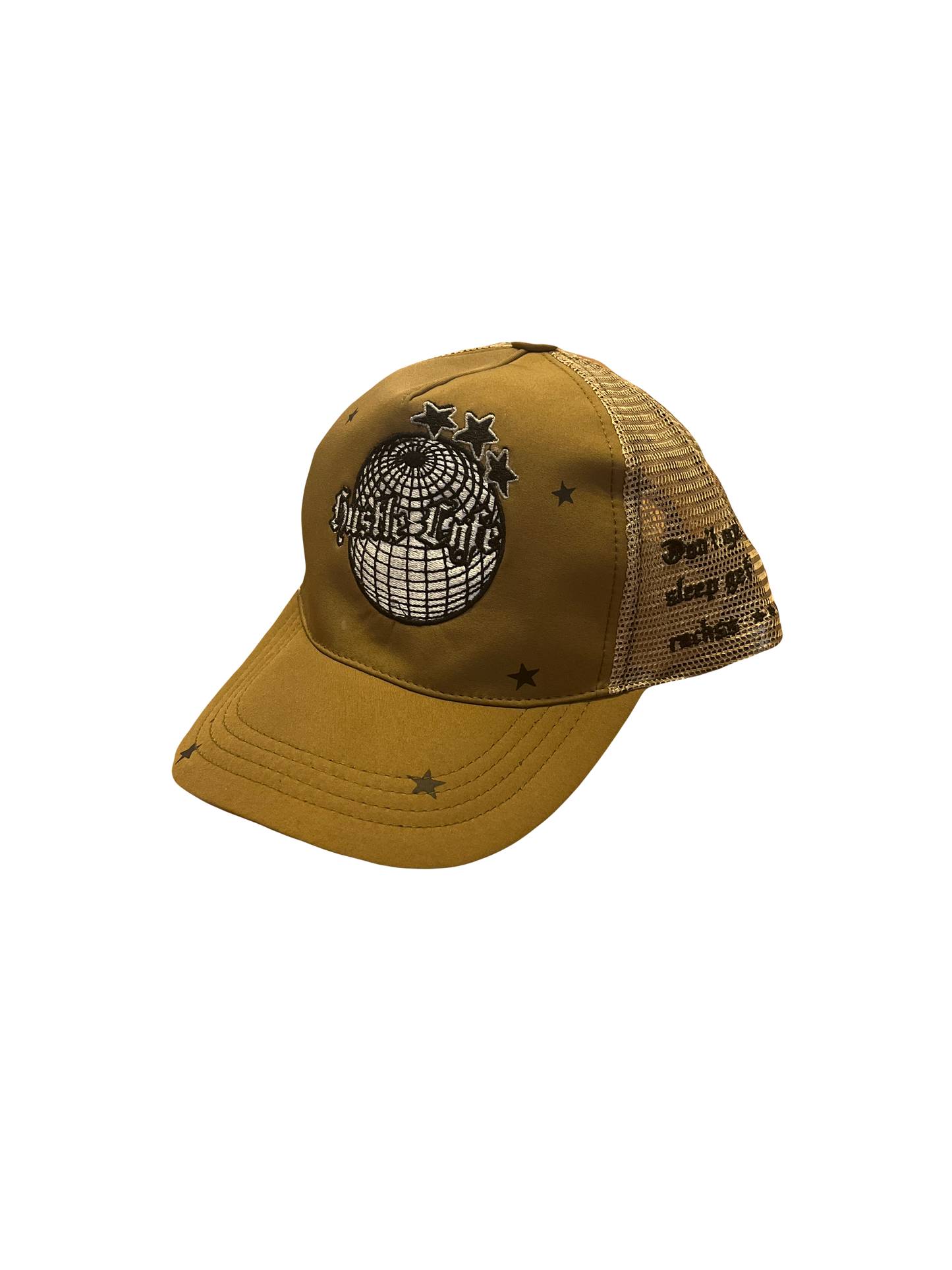 Light brown custom trucker